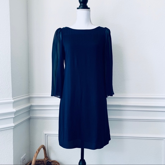 ALICE + OLIVIA ELEONORA TRUMPET SLEEVE DRESS - Picture 2 of 15